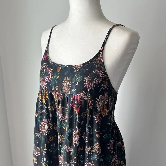 Natural Life Floral Maxi Dress - Black and Multicolor M - Picture 3 of 10